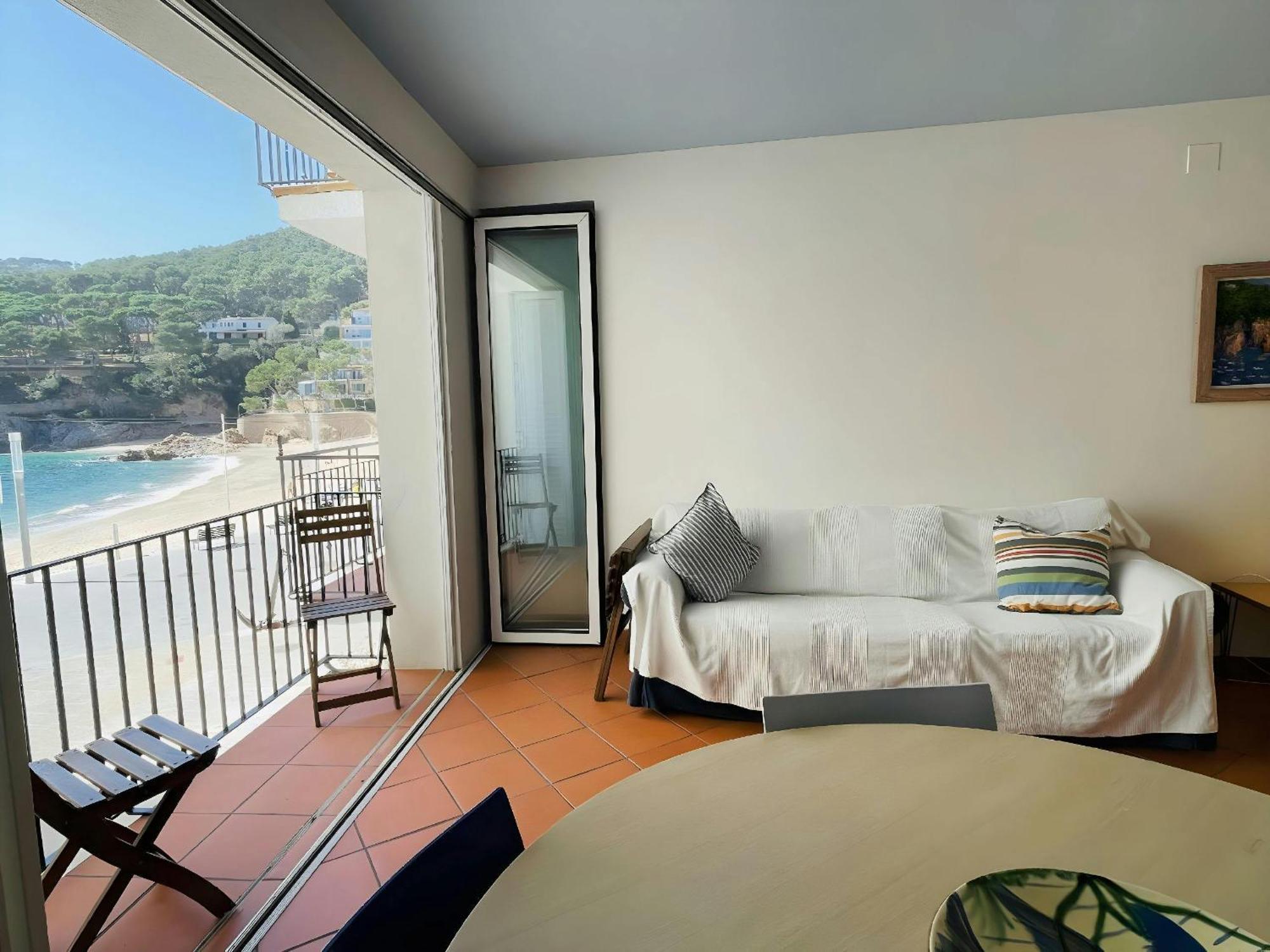 Tamariu Beach 1: Beachfront Wifi Up To 6 Ppl 外观 照片